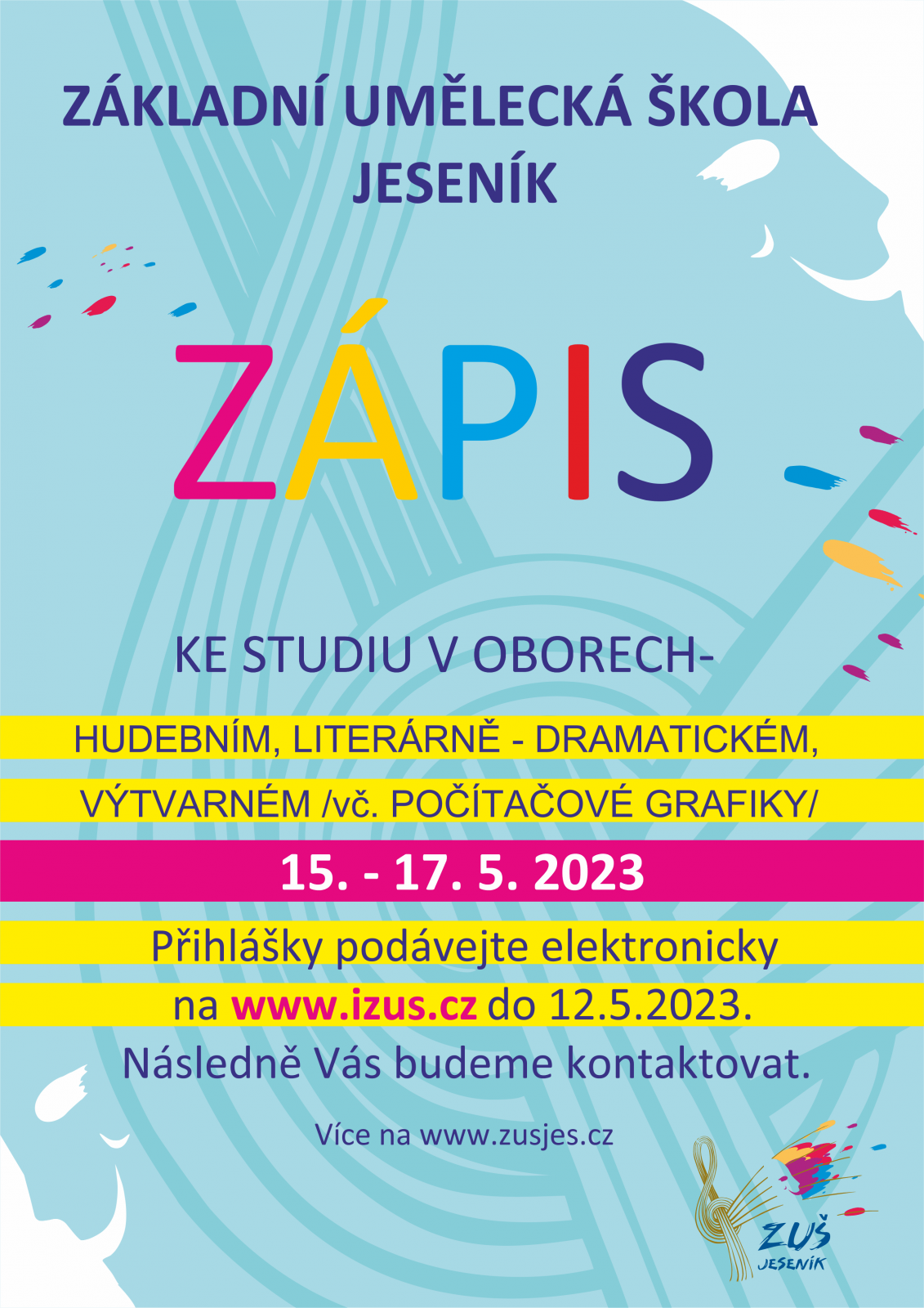 Zápis nových žáků do ZUŠ Jeseník