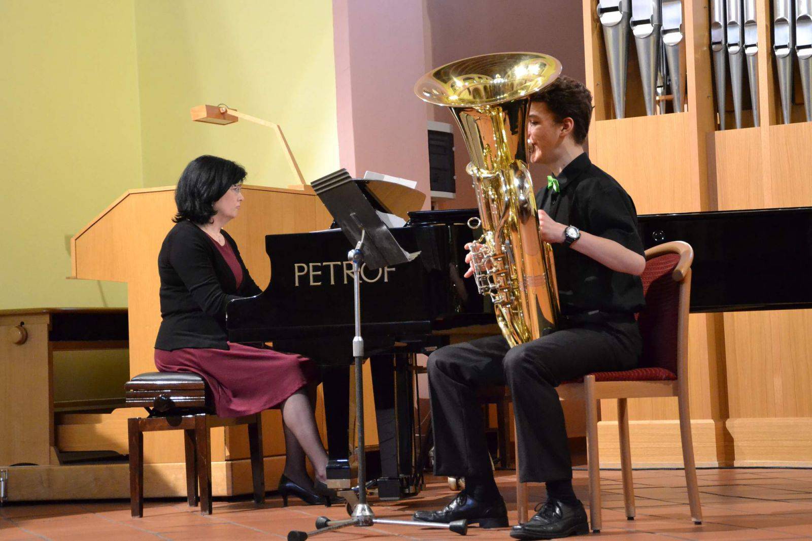 Školní kolo soutěže MŠMT ve hře na dechové nástroje