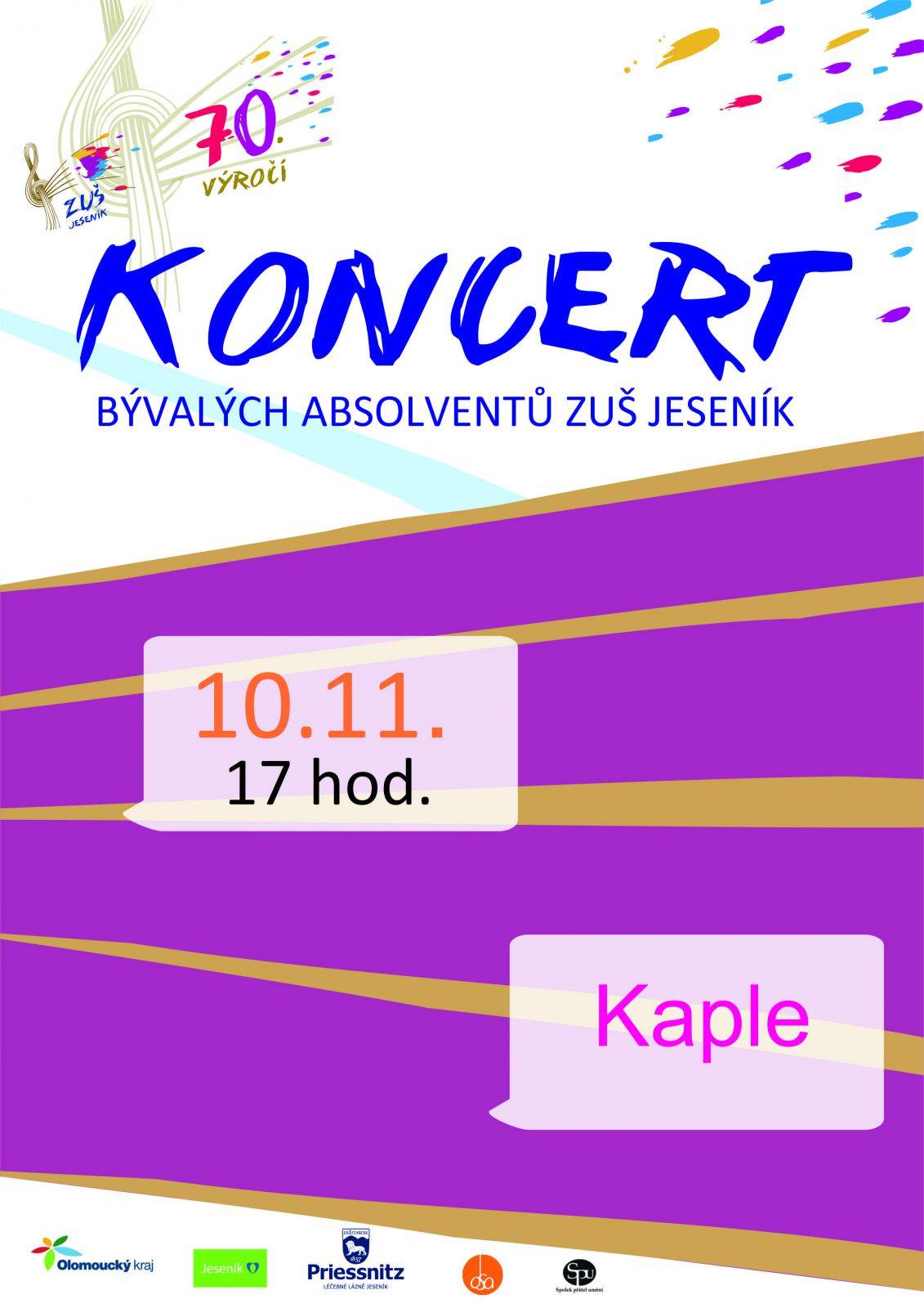 Koncert bývalých absolventů ZUŠ Jeseník