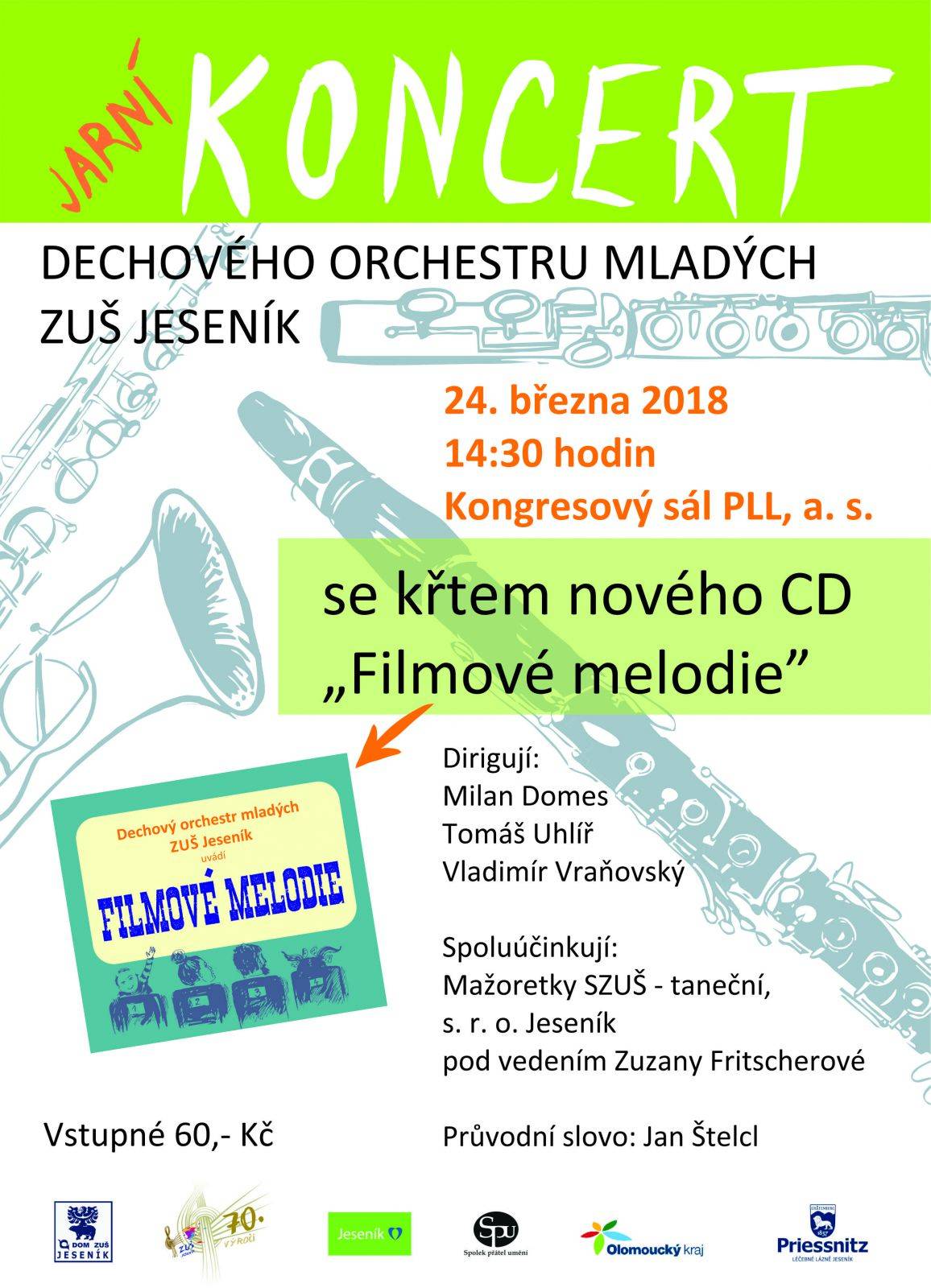 Jarní koncert Dechového orchestru mladých ZUŠ Jeseník