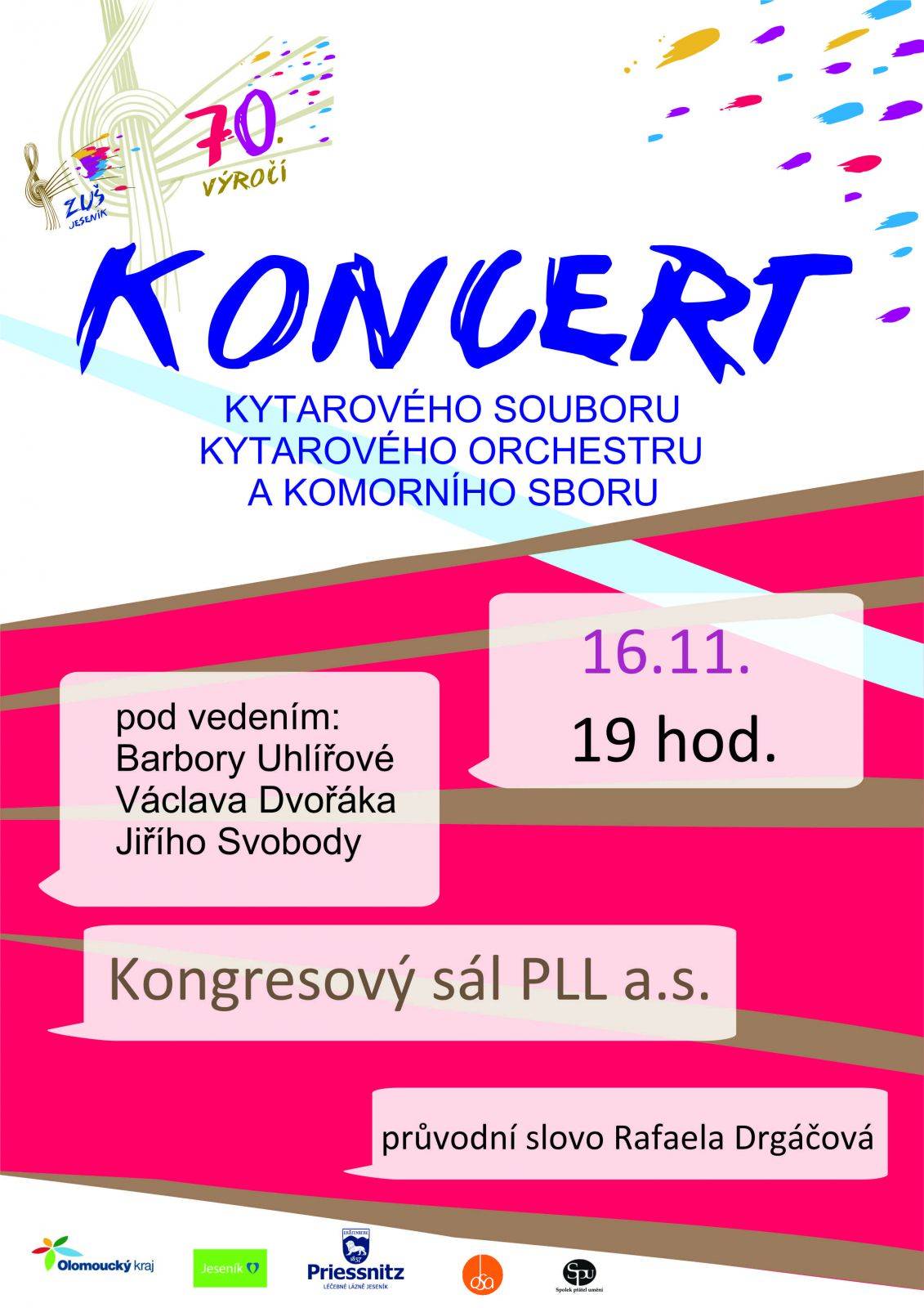 Koncert Kytarového souboru, Kytarového orchestru a Komorního sboru