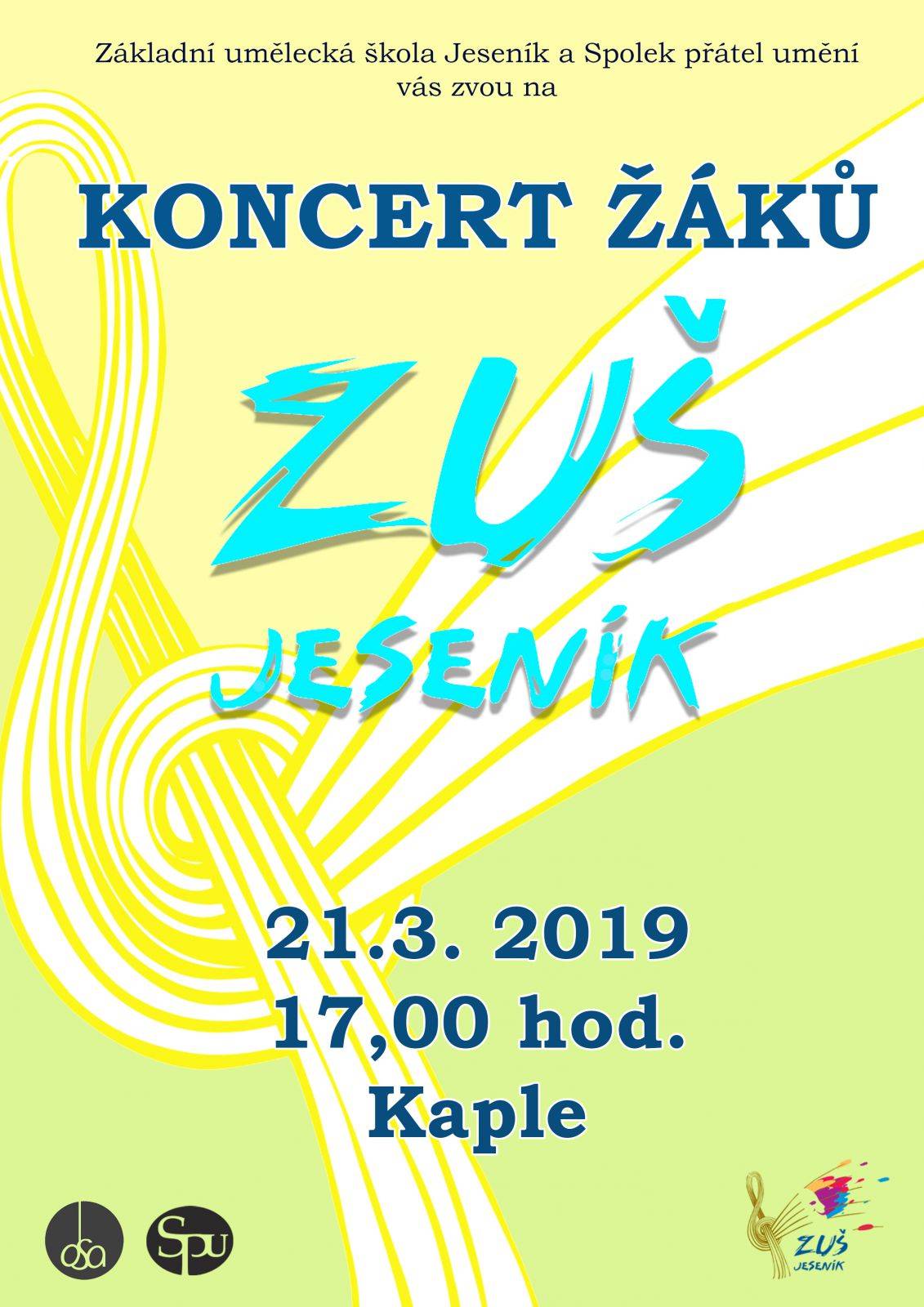 Koncert žáků ZUŠ Jeseník