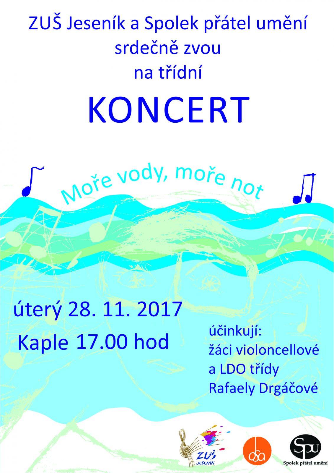 Koncert žáků ze třídy R. Drgáčové