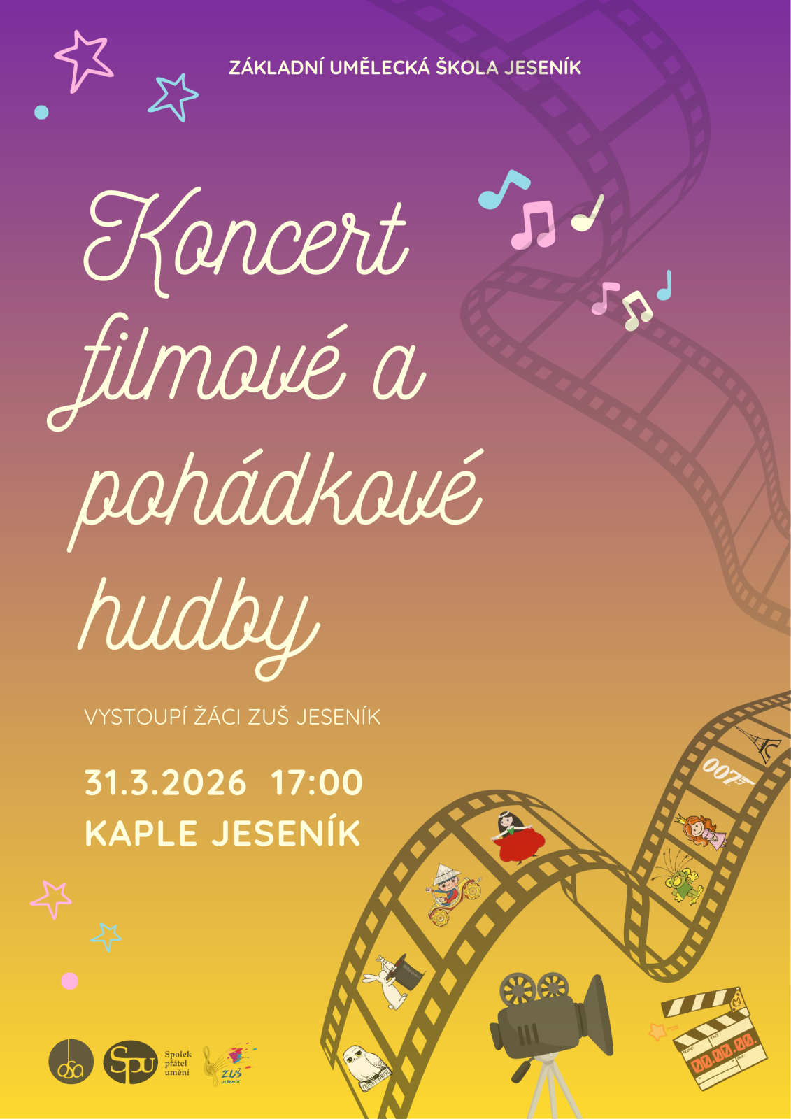 Koncert filmové a pohádkové hudby