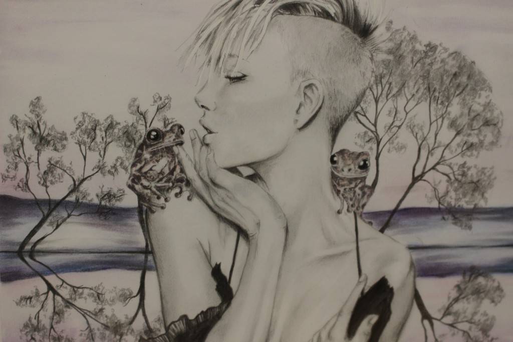 Výstava z tvorby učitelů, bývalých studentů a přátel výtvarného oboru.