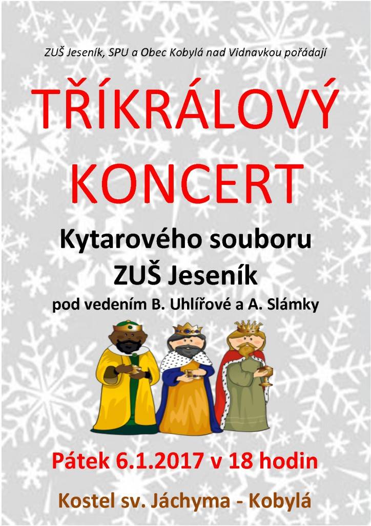 Tříkrálový koncert Kytarového souboru