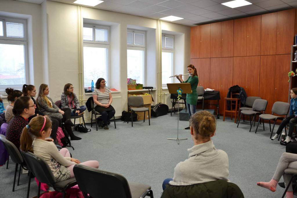 Workshop flétnistky Kristýny Landove na ZUŠ Jeseník
