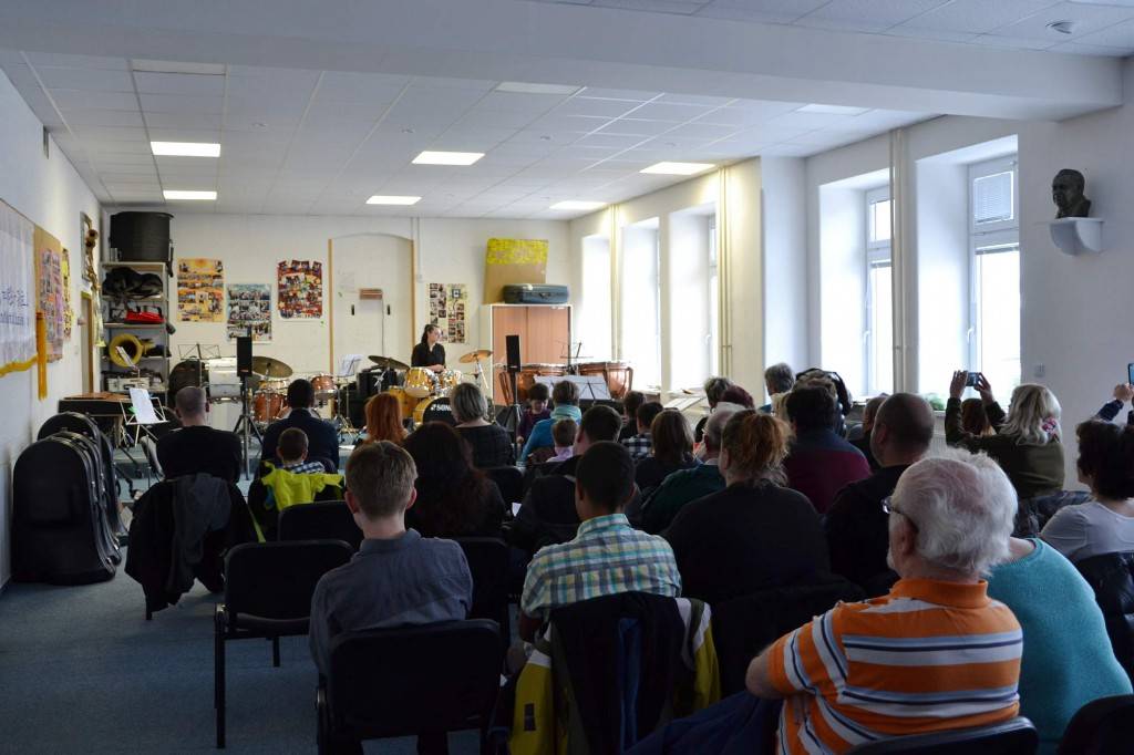 Koncert žáků bicího oddělení