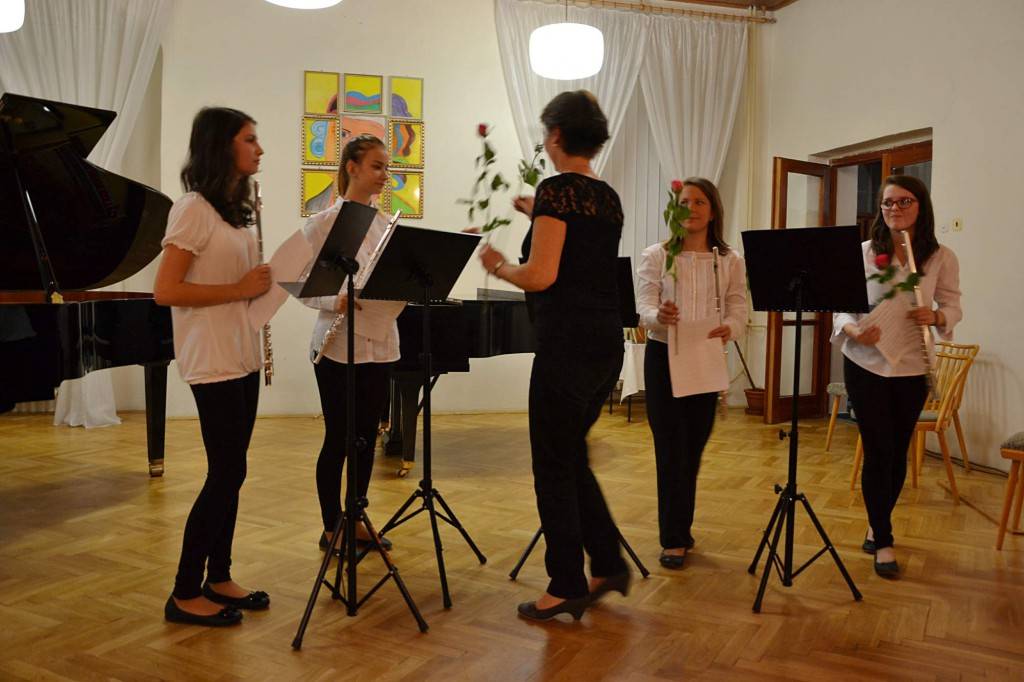 16. 10. 2014 - Flétnové kvarteto na soutěži K. Ditterse z Dittersdorfu a hudební klasicismus 