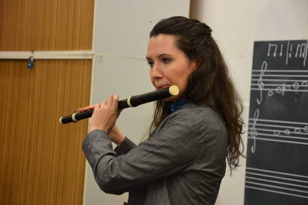 Beseda s flétnistkou Michaelou Kouřilovou