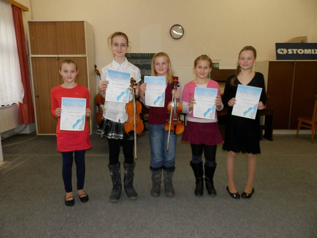 Školní kolo soutěže smyčcových nástrojů 19.2.2014