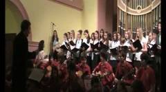 Pěvecký sbor ZVONKY a KYTAROVÝ ORCHESTR ZUŠ Jeseník - L.Cohen: HALLELUJAH