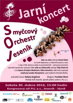 JARNÍ KONCERT SMYČCOVÉHO ORCHESTRU JESENÍK