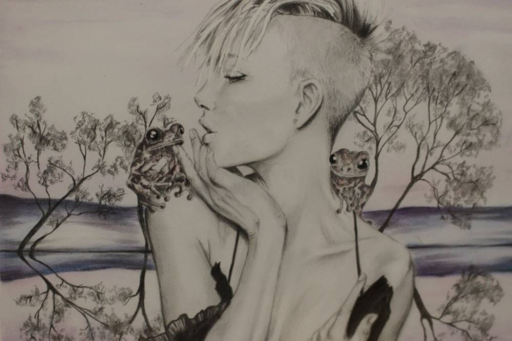 Výstava z tvorby učitelů, bývalých studentů a přátel výtvarného oboru.