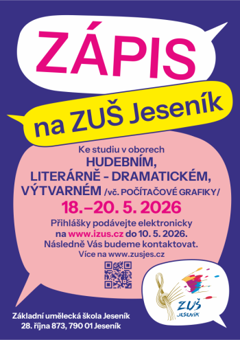 Zápis do ZUŠ Jeseník